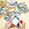 Square PVC 3D Self Adhesive Mosaic Pattern Stickers DIY-WH0260-84B-3