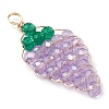 Glass Pendants PALLOY-JF03003-4