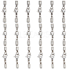 18Pcs 3 Styles Stainless Steel Lobster Claw Clasps STAS-PH0006-85A-1