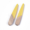 Resin & Walnut Wood Pendants X-RESI-S358-40E-2