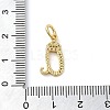 Brass Micro Pave Cubic Zirconia Pendants KK-M273-01G-U-3