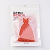 12/0 1.5~2mm Baking Paint Glass Seed Beads Loose Spacer Beads X-SEED-S001-K4-3