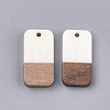 Resin & Walnut Wood Pendants RESI-S358-11D-2