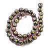 Handmade Foil Lampwork Beads Strands FOIL-K003-06B-18-2