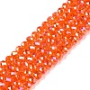 Electroplate Glass Beads Strands LS-EGLA-A044-T3mm-B25-1