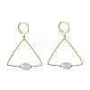 Large Triangle Wire Dangle Hoop Earrings EJEW-JE04724-03-1