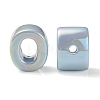 UV Plating Rainbow Iridescent Acrylic Beads OACR-C012-01H-1-3