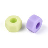 Rubberized Opaque Acrylic Beads SACR-T018-33M-3