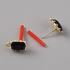 Alloy Rhinestone Stud Earrings LS-FIND-WH0120-25C-02-2