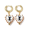 Brass Hoop Dangle Earrings KK-CBA8324-26G-02-4