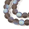 Frosted Transparent Glass Beads Strands LS-GLAA-T032-T8mm-MBB02-3