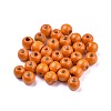 Dyed Natural Wood Beads WOOD-Q006-10mm-09-LF-2