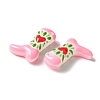 Painted Glass Beads Enamel Beads X1-BLOW-D300-01D-2