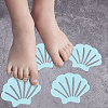 Shell-Shaped Rubber & Plastic Bathtub Non-Slip Stickers AJEW-WH0258-258B-5