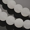 Natural White Jade Round Beads Strands G-D662-6mm-1