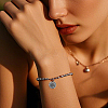 20Pcs 4 Colors Alloy Rhinestone Beads FIND-PA0001-20-6