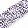 Baking Paint Pearlized Glass Pearl Bead Strands HY-N002-2mm-A04-2