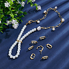 8Pcs Rack Plating Brass Micro Pave Clear Cubic Zirconia Twister Clasps ZIRC-WR0001-04G-4