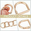 12Pcs Alloy Spring Gate Rings FIND-CN0002-49KCG-6