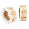 1 Inch Thank You Sticker Self-Adhesive Kraft Paper Gift Tag Stickers DIY-GL0001-05-01-1