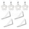 8 Pcs 2 Styles Stainless Steel Table Cover Tablecloth Weights HJEW-OC0001-02-1