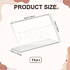 15Pcs Acrylic Price Tags ODIS-ME0001-04-2