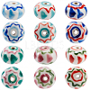 18Pcs 6 Colors Handmade Porcelain Beads PORC-PA0001-31-1