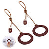 2Pcs Neck Wear Magnifying Glass AJEW-CA0005-27C-1