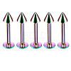304 Stainless Steel Cone Internally Threaded Labrets for Women Men WG9B6EB-31-1