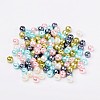 Pastel Mix Pearlized Glass Pearl Beads HY-X006-6mm-12-2