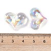 UV Plating Transprent Acrylic Beads OACR-S145-07B-4