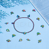 12Pcs 201 Stainless Steel Snap Clasps STAS-UN0053-71-2
