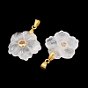Natural Quartz Crystal Carved Pendants G-A315-01G-01-2