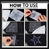 Star shape Glass Hotfix Rhinestone DIY-WH0558-99A-4