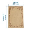 Vintage Retro Gold Foil Western Style Paper Envelope and Paper Set DIY-TA0003-04-11