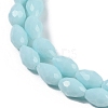 Opaque Solid Color Beads Strands EGLA-N013-P4mm-D11-3