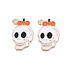 Halloween Theme Alloy Enamel Pendants ENAM-T020-07B-2