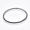 Brass Claw Chain Stretch Bracelets X-BJEW-T010-02B-01-2