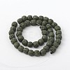 Natural Lava Rock Bead Strands X-G-L435-03-8mm-20-2