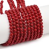 Shell Pearl Beads Strands BSHE-K015-4mm-01-1