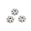 Tibetan Silver Daisy Spacer Beads TIBE-TA0001-05AS-A-4