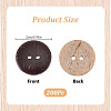 200Pcs 2-Hole Coconut Buttons COCO-GO0001-01-2