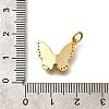 Brass Micro Pave Cubic Zirconia Pendants KK-U055-18G-3