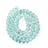 Transparent Baking Paint Glass Beads Strands LS-DGLA-A034-T8mm-D01-2