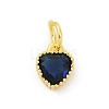Brass Micro Pave Cubic Zirconia Pendants KK-H204-01G-01-1