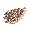 Thanksgiving Day Alloy Enamel Pendants LS-ENAM-D060-01G-KCG-3