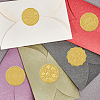 Plastic Self Adhesive Gold Foil Embossed Stickers DIY-WH0211-042-7