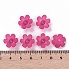 Frosted Acrylic Bead Caps MACR-S371-07A-706-4