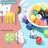 20Pcs 10 Colors Plastic Pendants KY-CJ0001-56-2