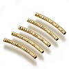 Brass Curved Tube Beads X-KK-R112-033A-NF-1